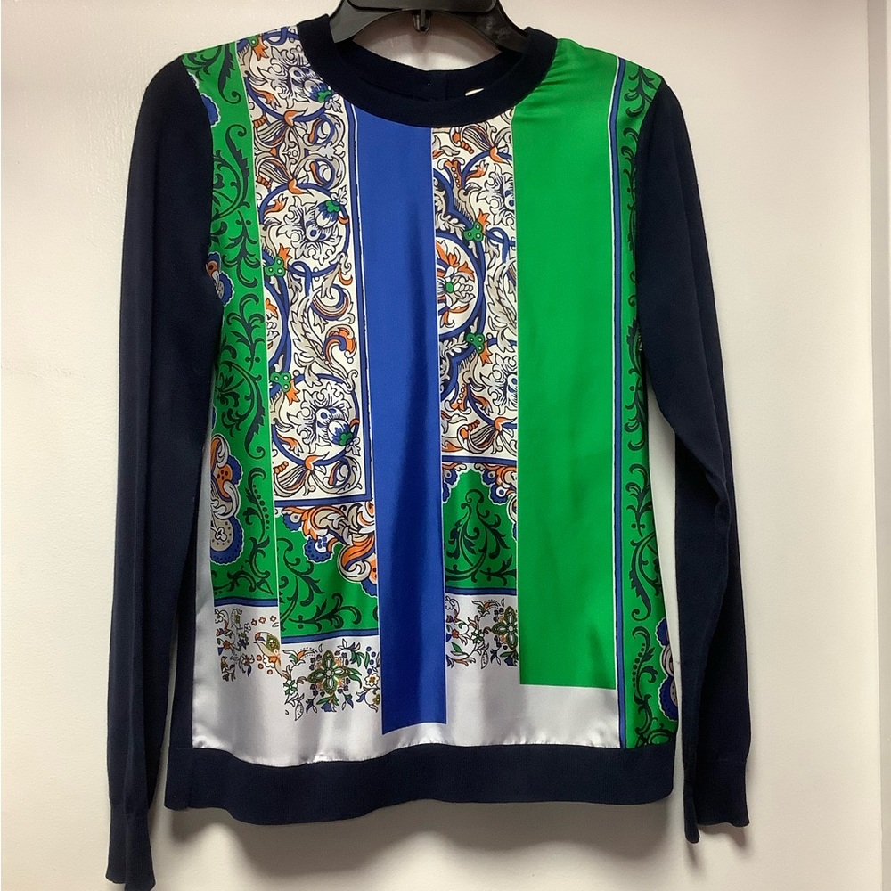 Tory Burch Silk Printed Blouse